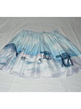 Rare & Hard to Find Her Universe Star Wars Hoth AT-AT Full Skirt  XL, EUC